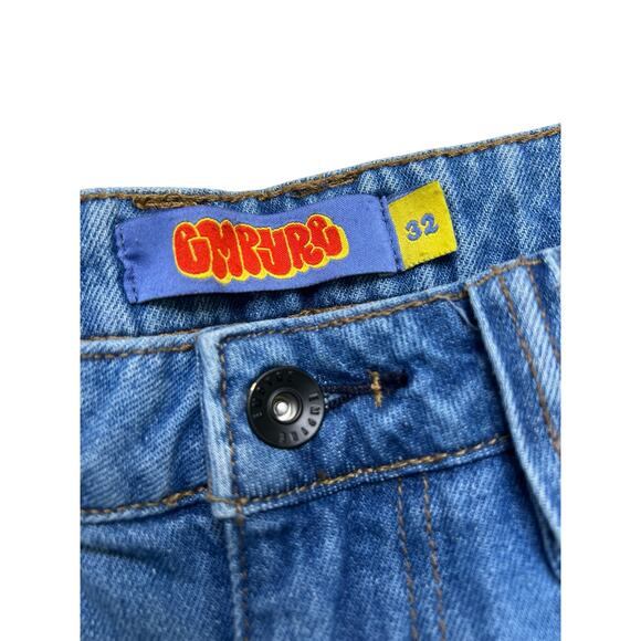 Y2K Empyre Baggy Carpenter Jeans Relaxed Loose Fit Blue Denim Men's 32 (34x 28 - Picture 3 of 11